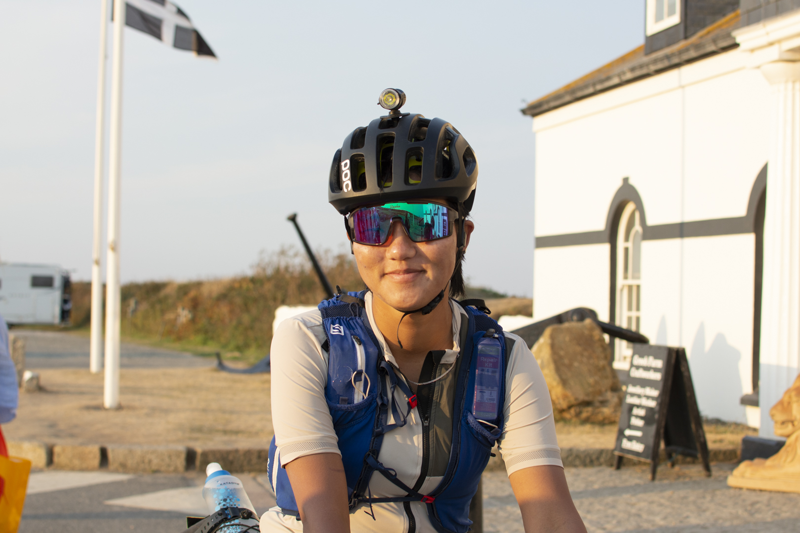 Tamzin ready at the start of GBDURO